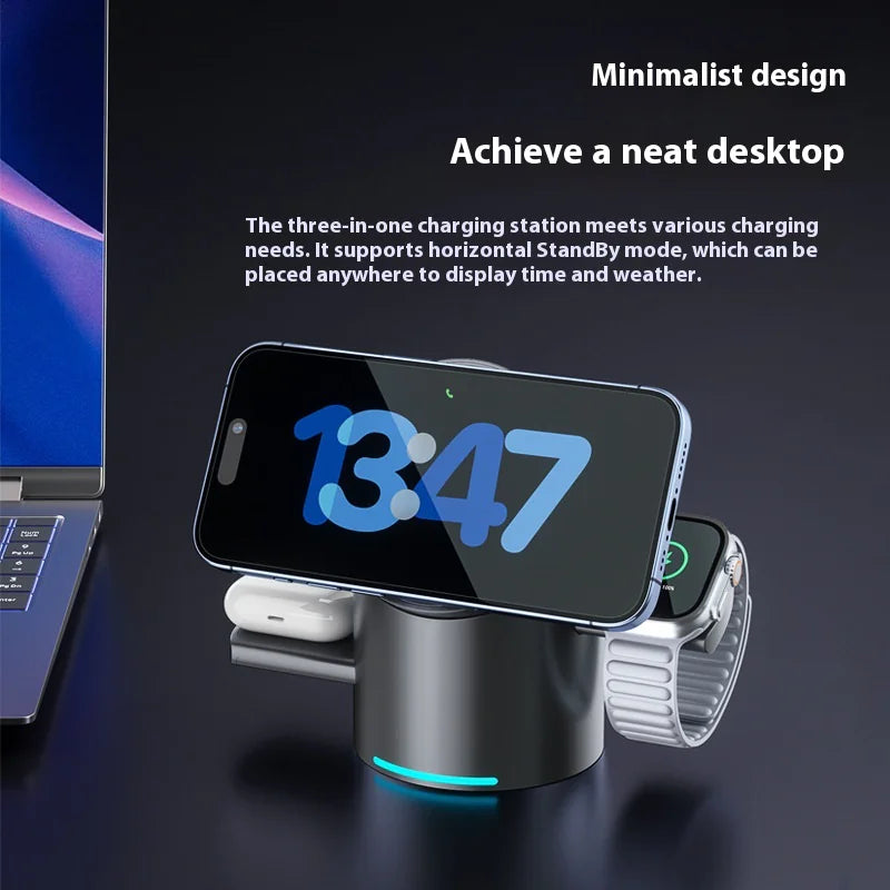 6-in-1 Wireless Magnetic Charging Station