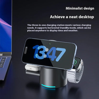 6-in-1 Wireless Magnetic Charging Station