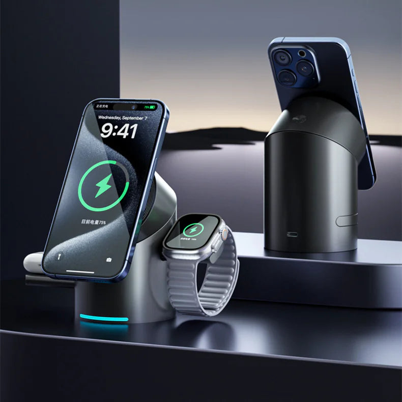 6-in-1 Wireless Magnetic Charging Station
